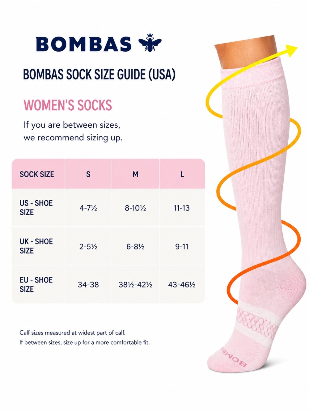 Bombas Compression Knee High Socks M NWT Purple - Picture 5 of 6